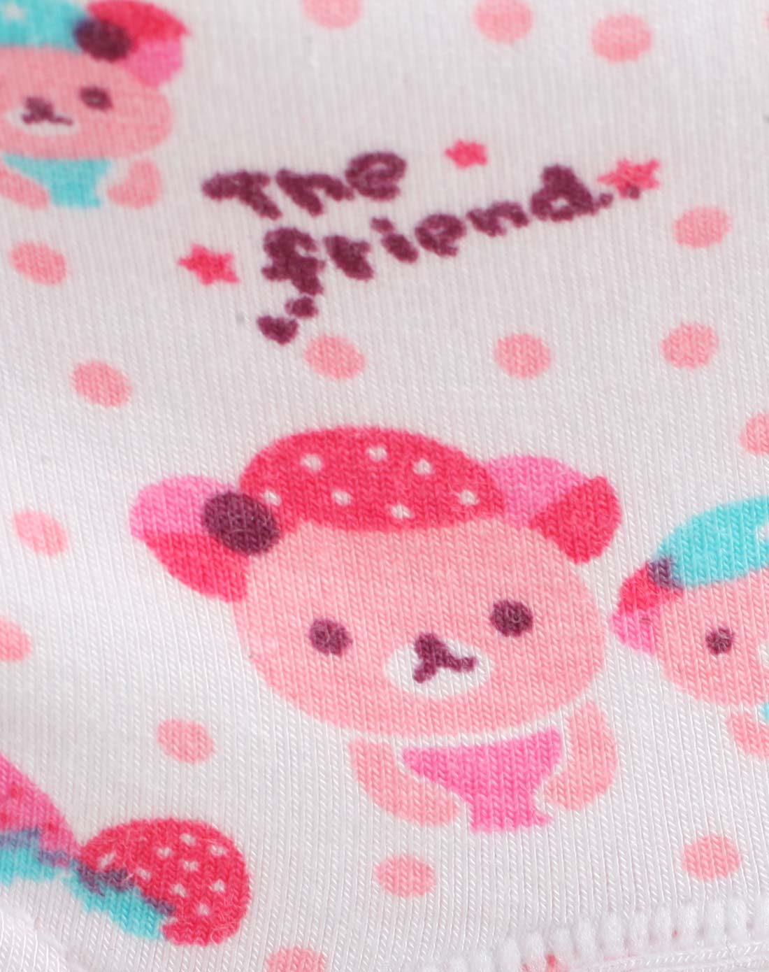 南极人NJR<em>儿童内衣</em>专场女童粉色卡通印花<em>内裤</em>