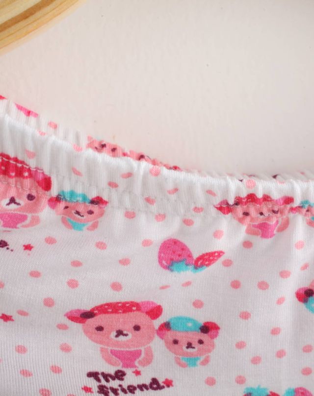 南极人NJR<em>儿童内衣</em>专场女童粉色卡通印花<em>内裤</em>