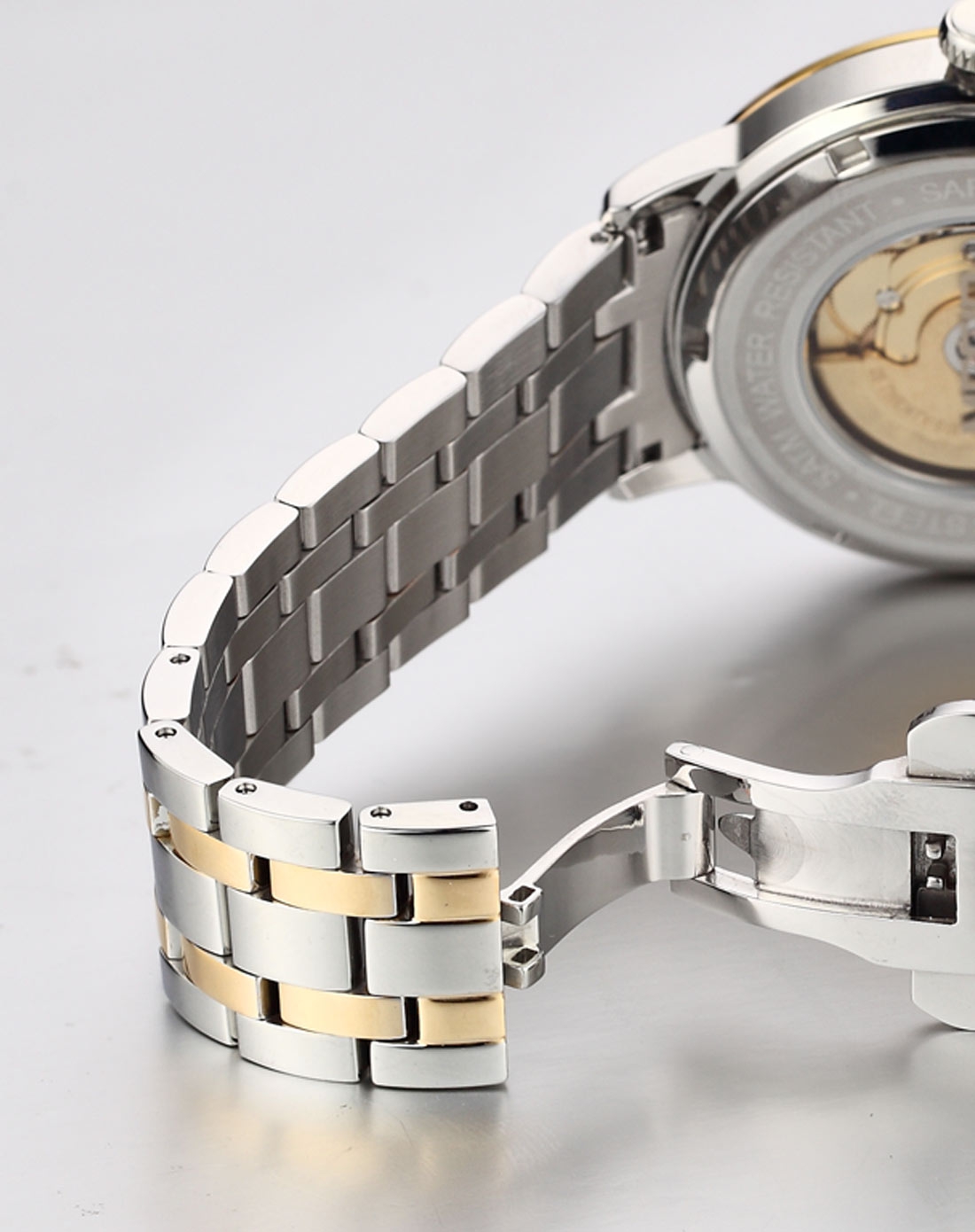 美格尔MEGIR手表专场瑞士机芯男款间金白面