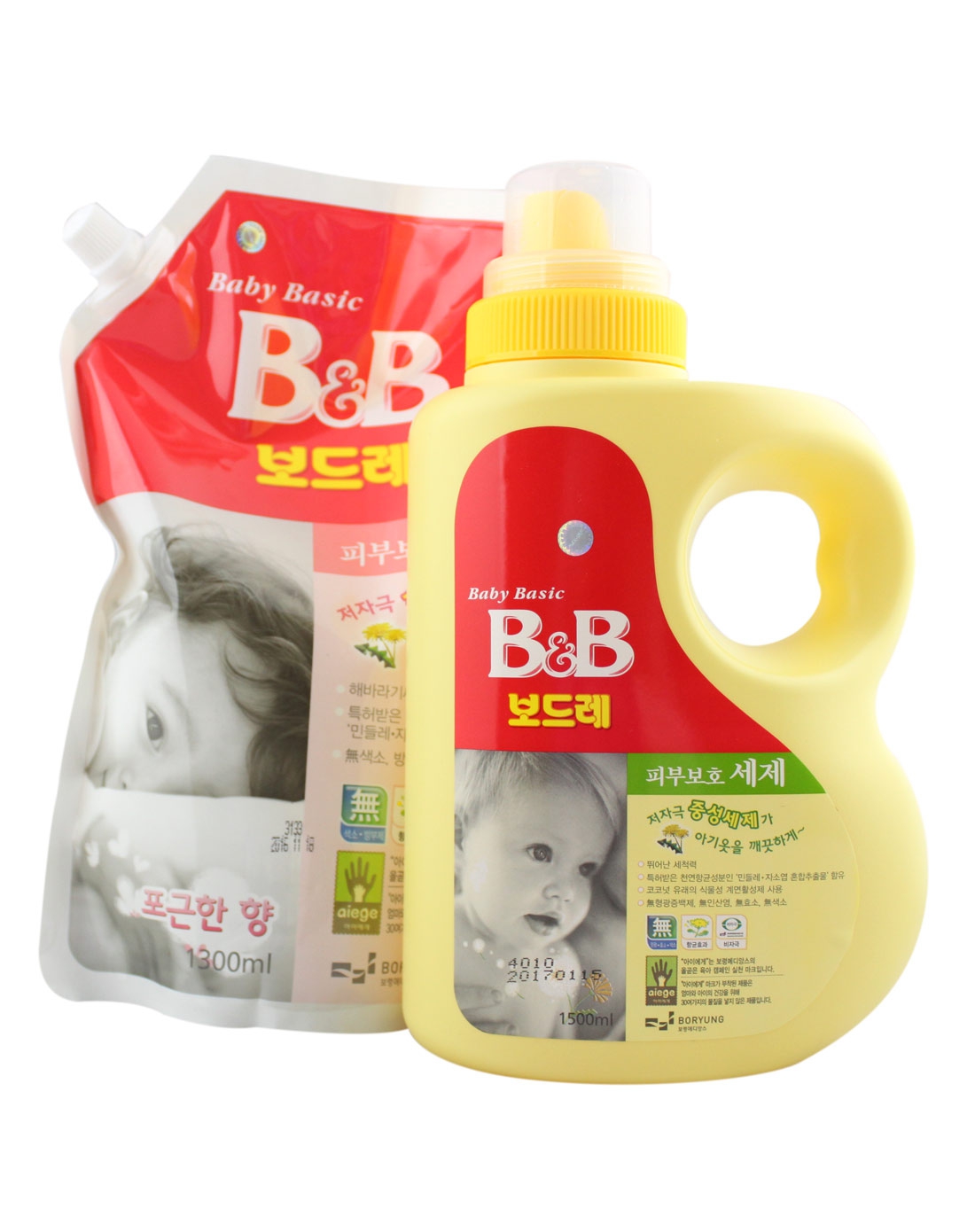 保宁米迪恩B&B母婴用品专场洗剂(1500ml)+柔