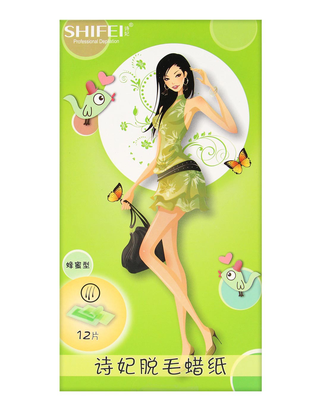 诗妃个人护理专场漫画卡通系列脱毛纸(蜂蜜)-唯