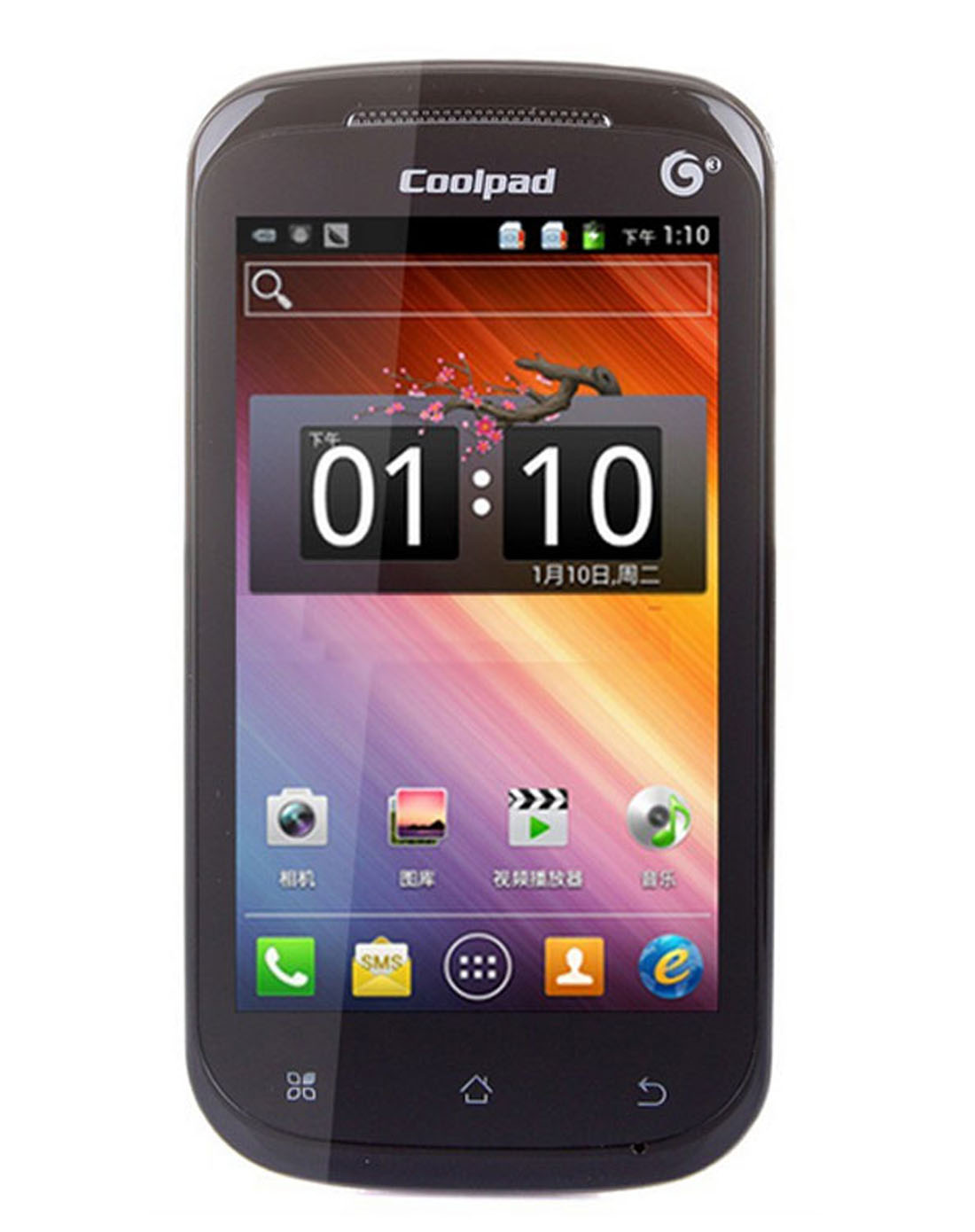 酷派(coolpad)8070d3g手機(黑色)td-scdma/gsm雙卡雙待-唯品會手機版