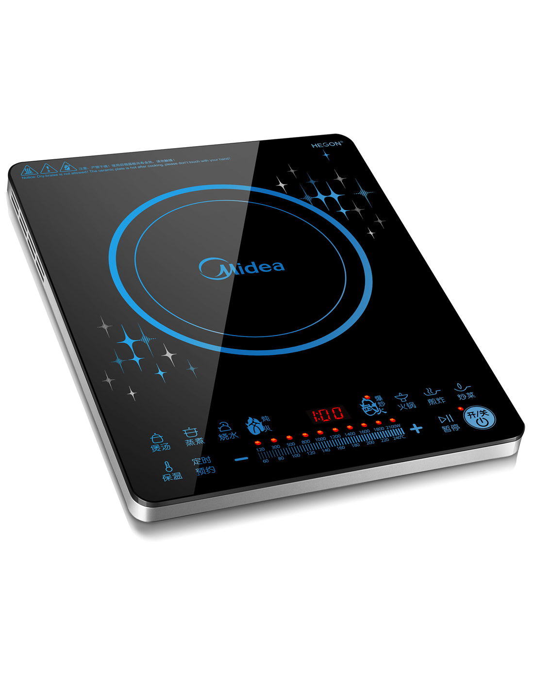新品超薄触摸屏送高档汤锅电磁炉-详情